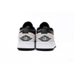 Air Jordan 1 Low Black Grey Pink 553558-062