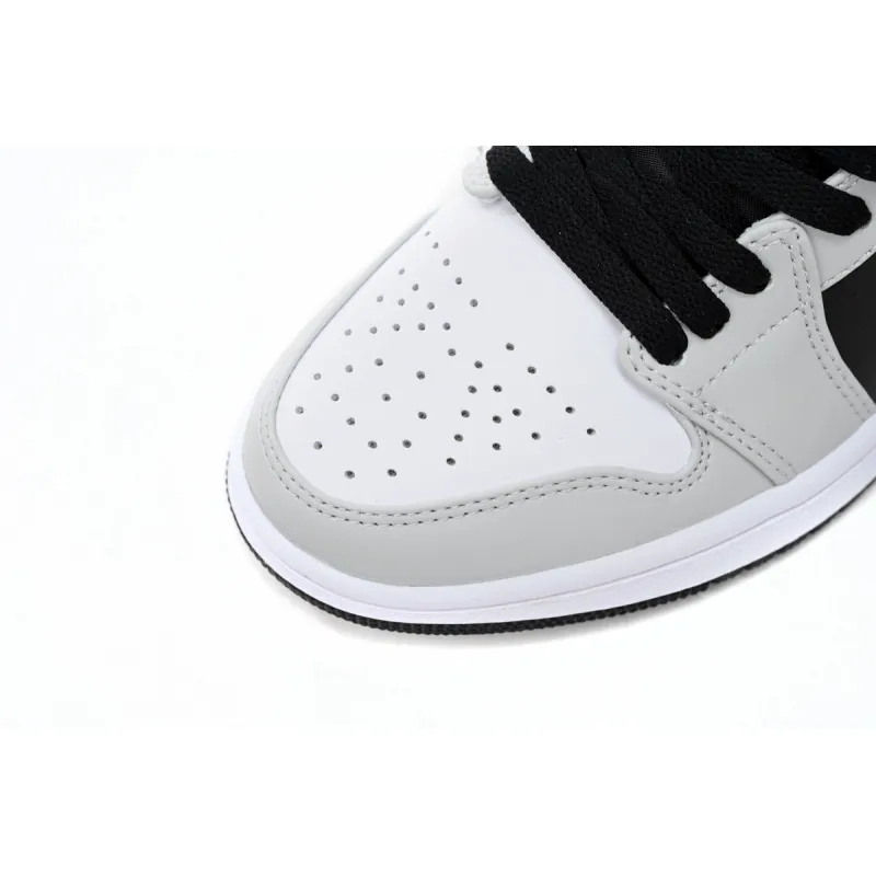 Air Jordan 1 Low Black Grey Pink 553558-062