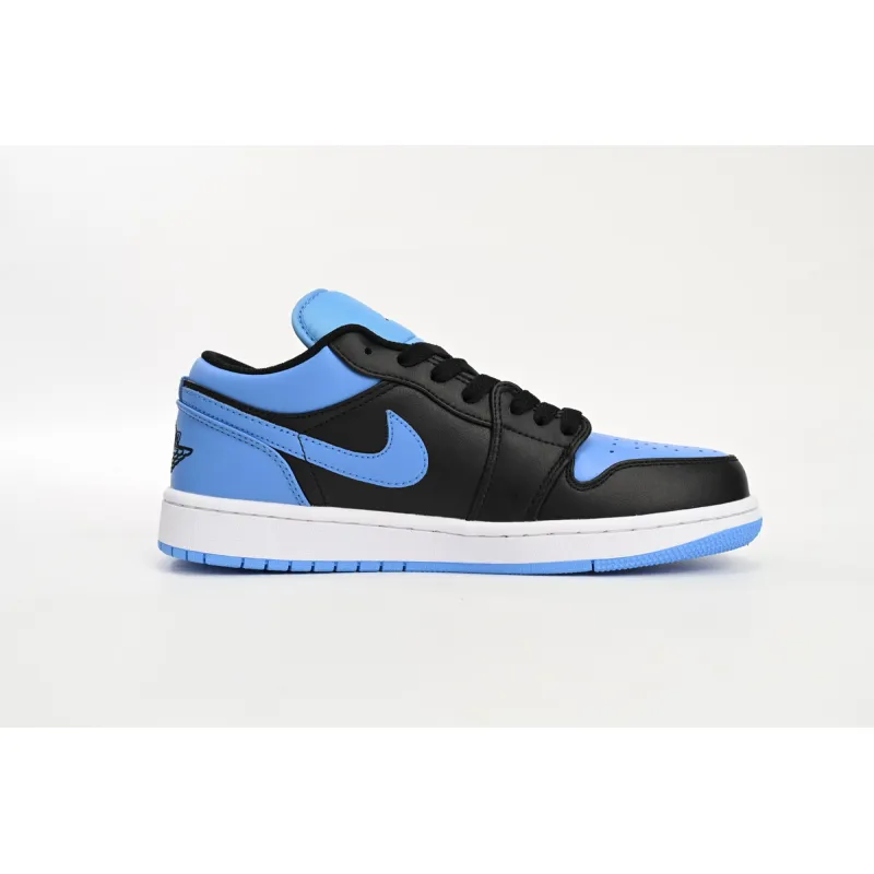 Air Jordan 1 Low Black University Blue 553558-041