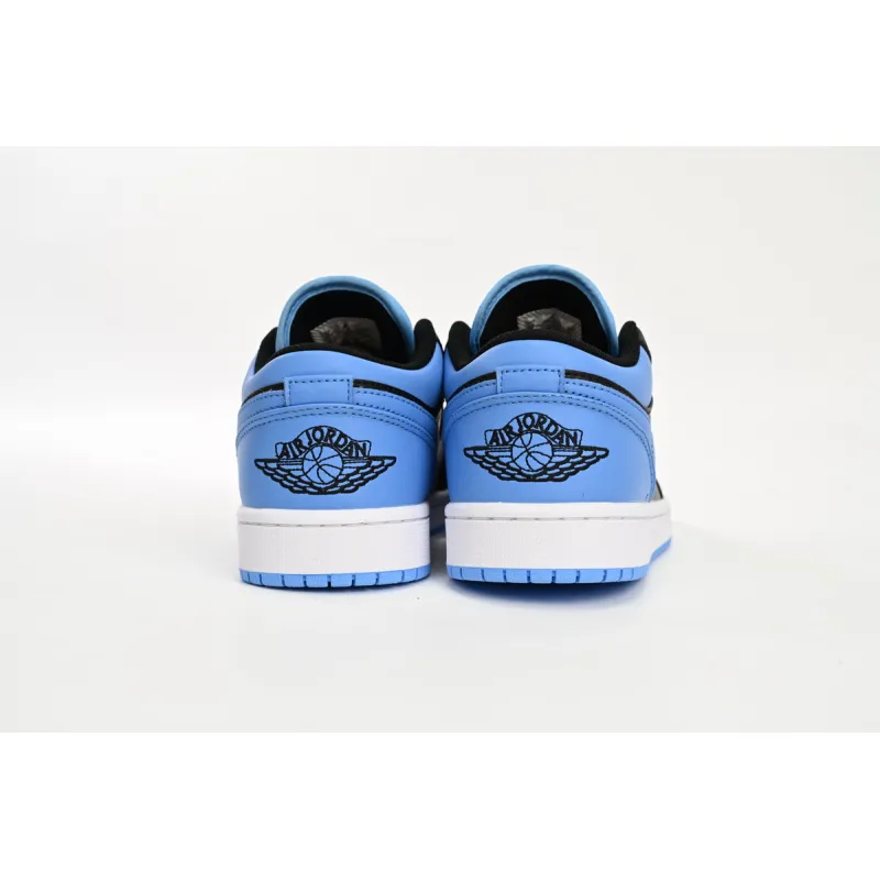 Air Jordan 1 Low Black University Blue 553558-041