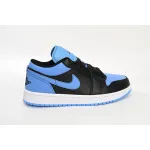 Air Jordan 1 Low Black University Blue 553558-041