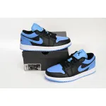 Air Jordan 1 Low Black University Blue 553558-041