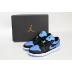 Air Jordan 1 Low Black University Blue 553558-041
