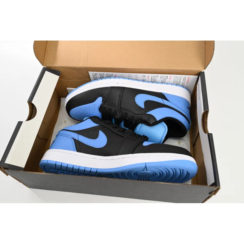 Air Jordan 1 Low Black University Blue 553558-041