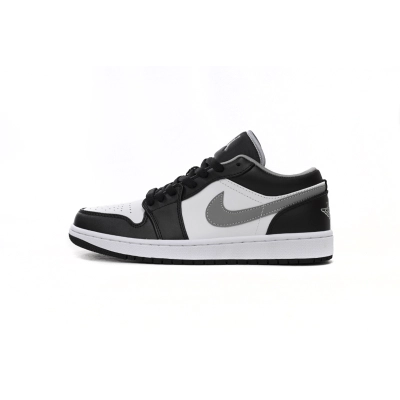 Air Jordan 1 Low Black White Grey 553558-040 01