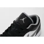 Air Jordan 1 Low Black White Grey 553558-040