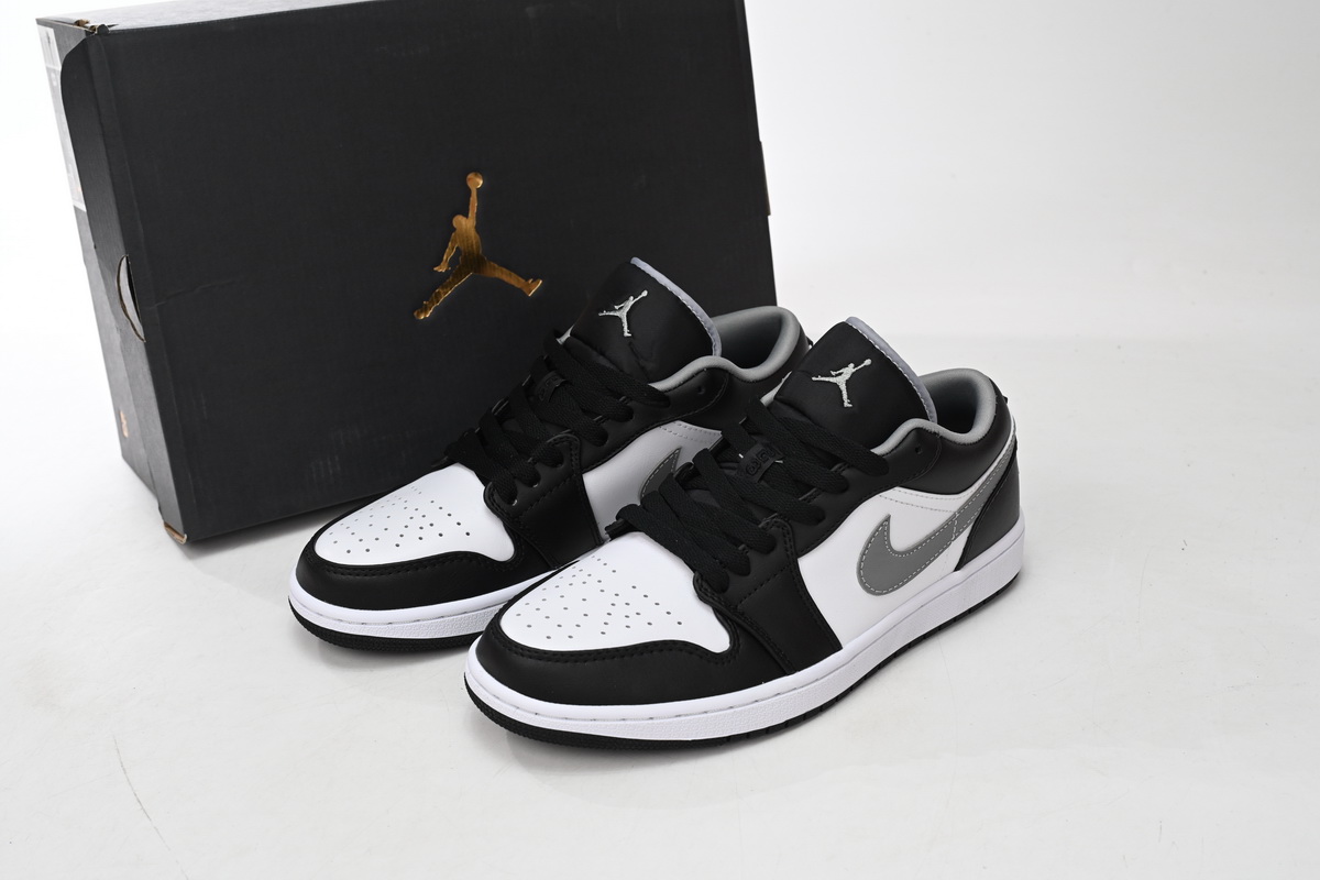 Air Jordan 1 Low Black White Grey 553558-040