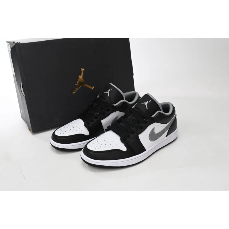Air Jordan 1 Low Black White Grey 553558-040