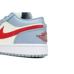 Air Jordan 1 Low Blue Whisper Dune Red (Women's) DC0774-164