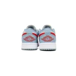 Air Jordan 1 Low Blue Whisper Dune Red (Women's) DC0774-164