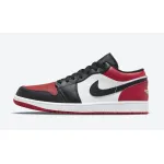 Air Jordan 1 Low Bred Toe 553558-612