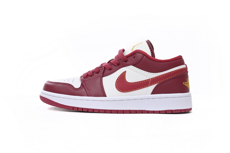 Air Jordan 1 Low Cardinal Red (GS) 553560-607