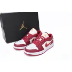 Air Jordan 1 Low Cardinal Red (GS) 553560-607