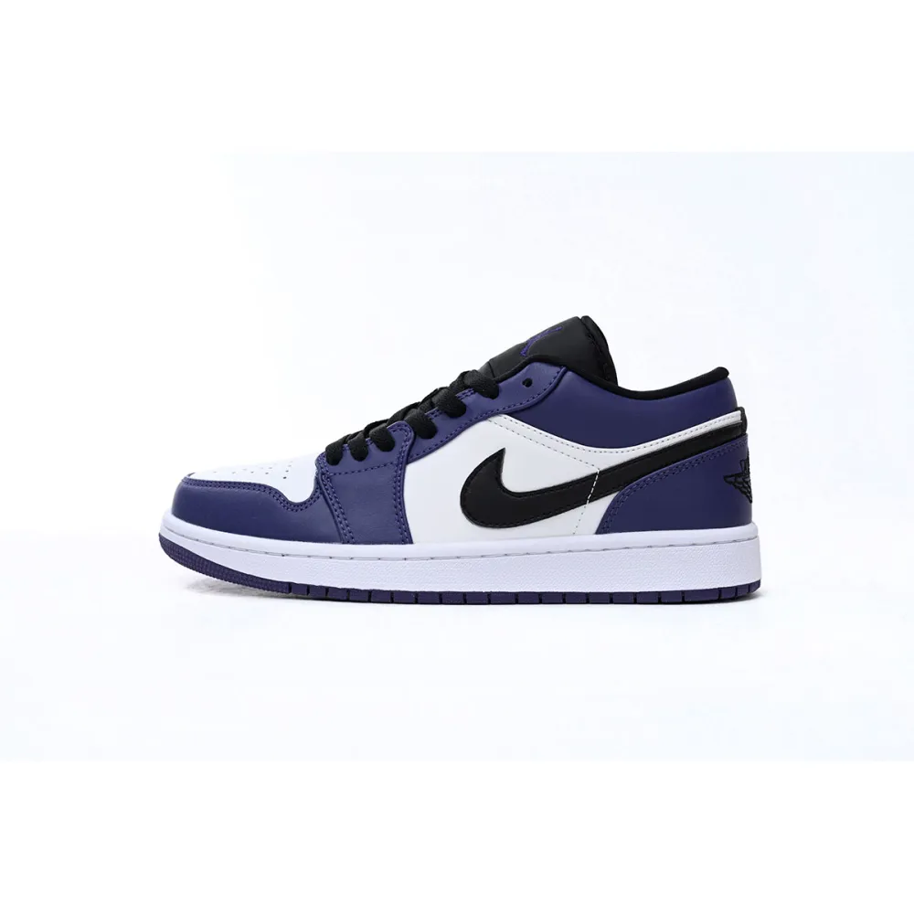 Air Jordan 1 Low Court Purple White 553558-500