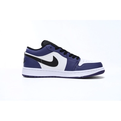 Air Jordan 1 Low Court Purple White 553558-500 02