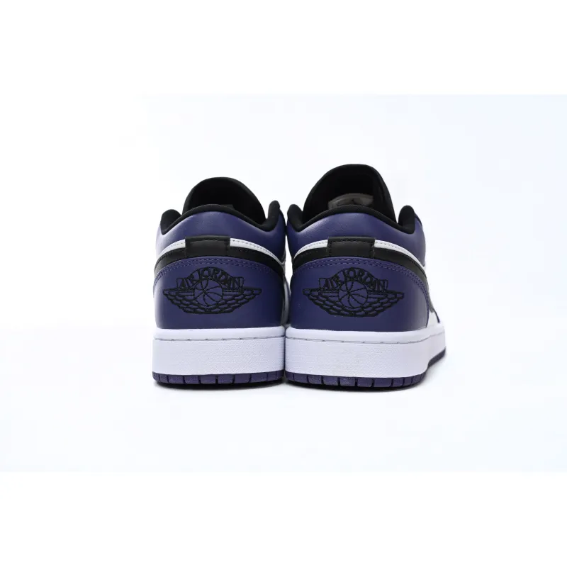 Air Jordan 1 Low Court Purple White 553558-500