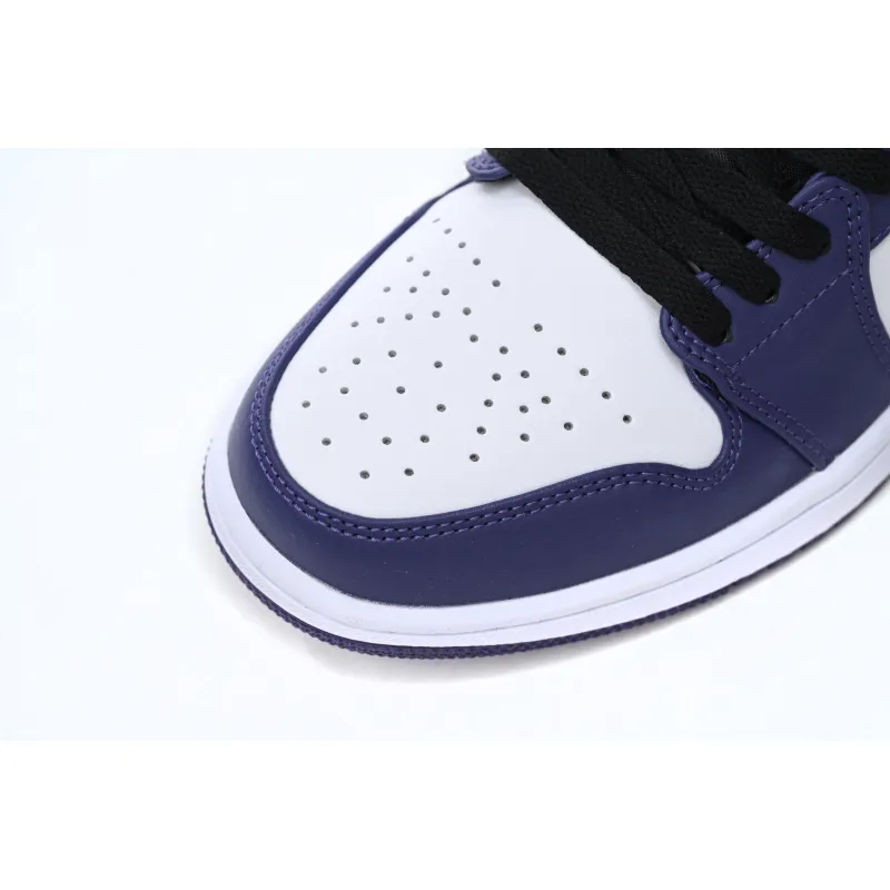 Air Jordan 1 Low Court Purple White 553558-500