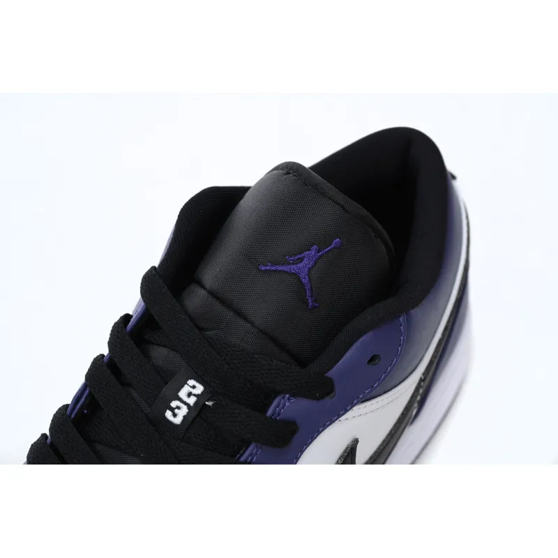 Air Jordan 1 Low Court Purple White 553558-500