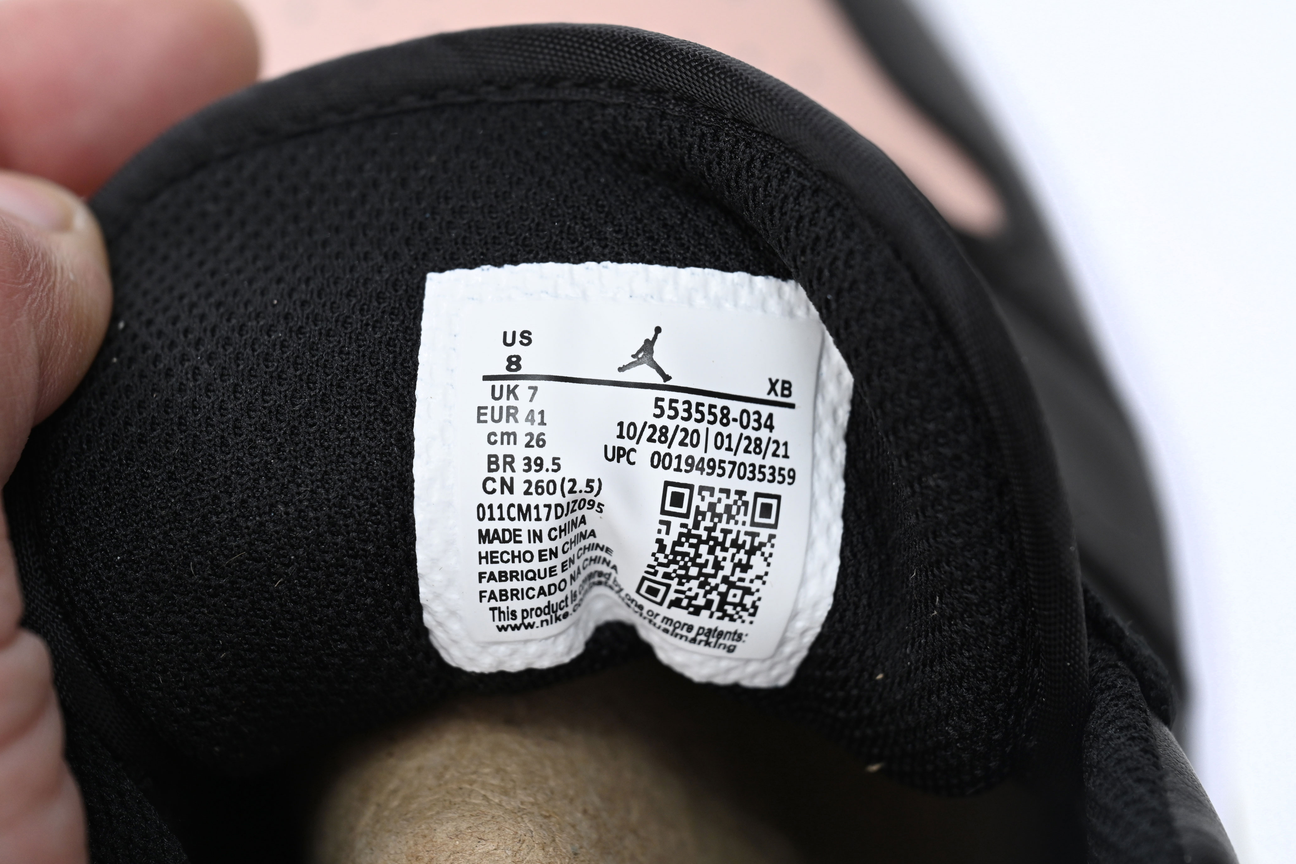 Air Jordan 1 Low Crimson Tint (GS) 553560-034