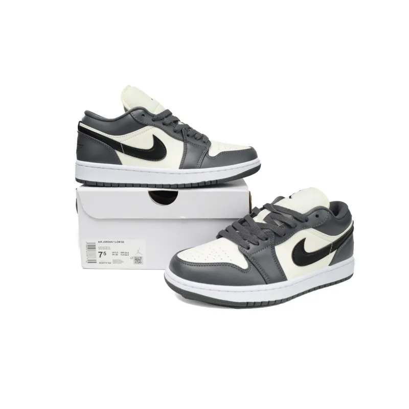 Air Jordan 1 Low Dark Grey (Women's) DC0774-102
