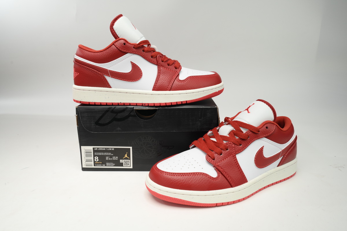 Air Jordan 1 Low Dune Red  FJ3459-160