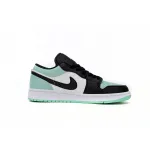 Air Jordan 1 Low Emerald Toe 553558-117 