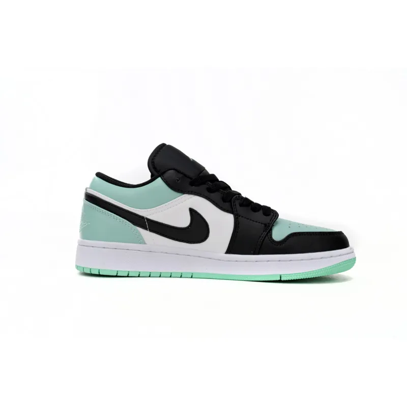 Air Jordan 1 Low Emerald Toe 553558-117 
