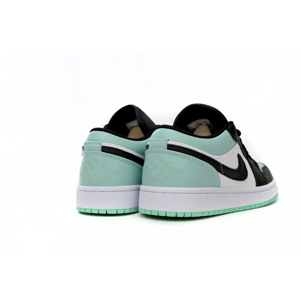 Air Jordan 1 Low Emerald Toe 553558-117 