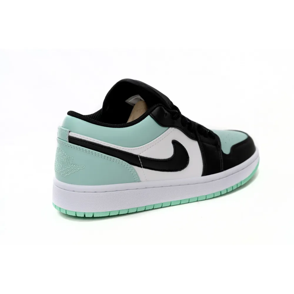 Air Jordan 1 Low Emerald Toe 553558-117 