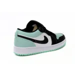Air Jordan 1 Low Emerald Toe 553558-117 