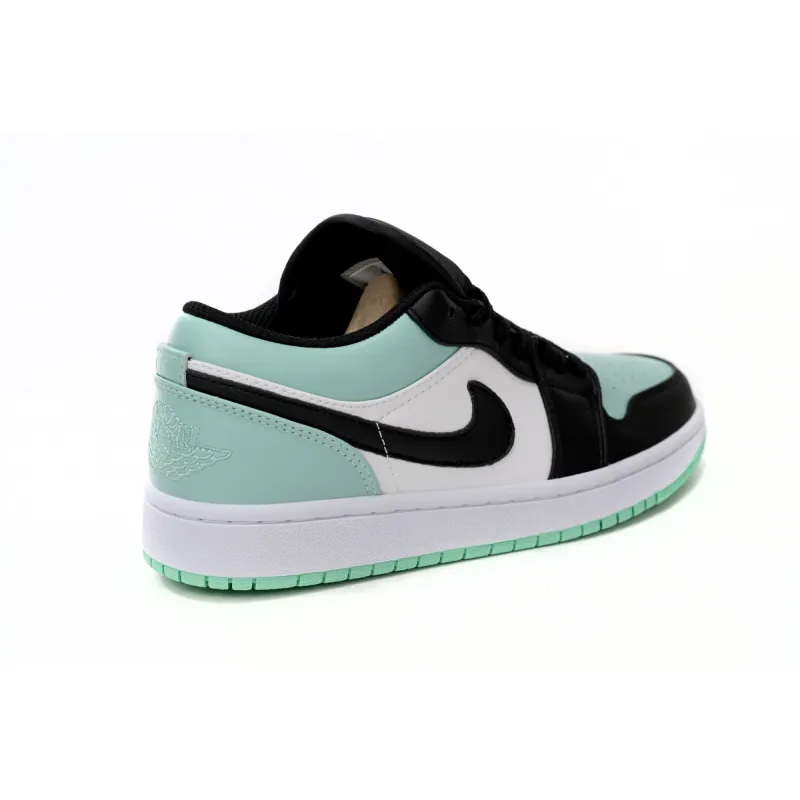 Air Jordan 1 Low Emerald Toe 553558-117 