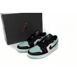 Air Jordan 1 Low Emerald Toe 553558-117 