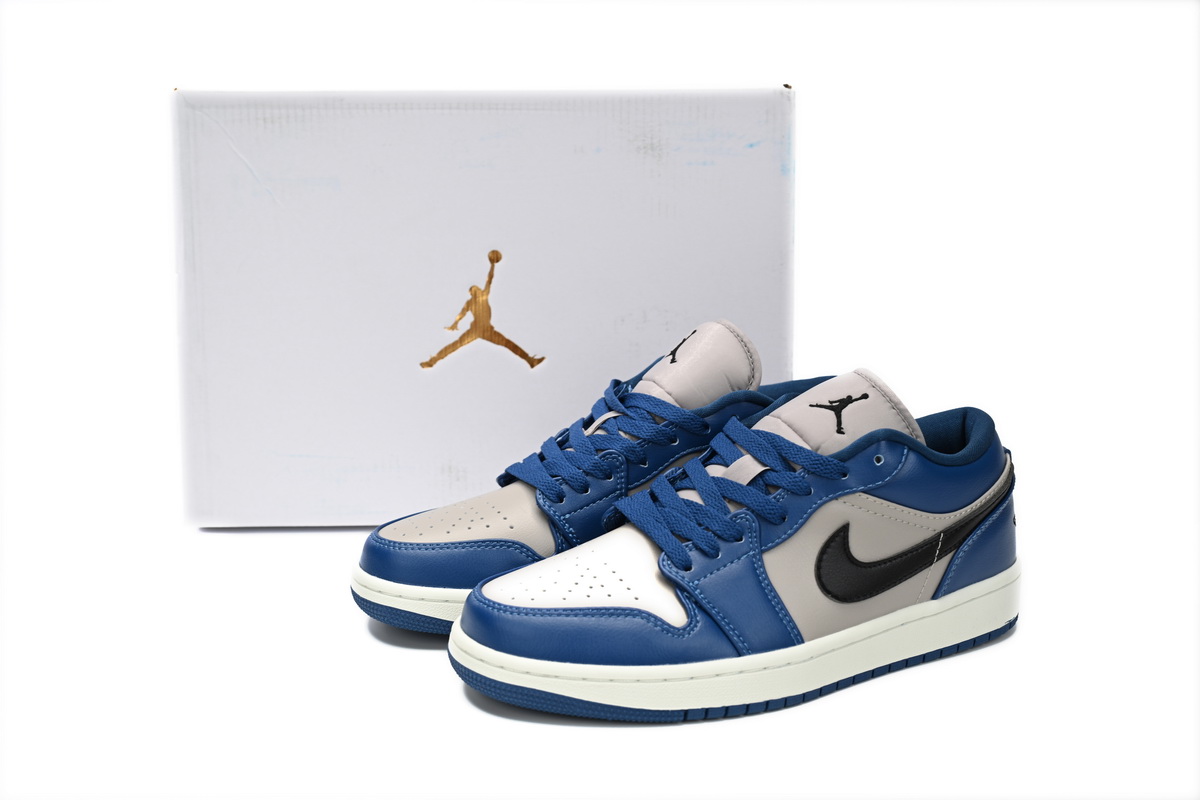 Air Jordan 1 Low French Blue College Grey (Women's) DC0774-402