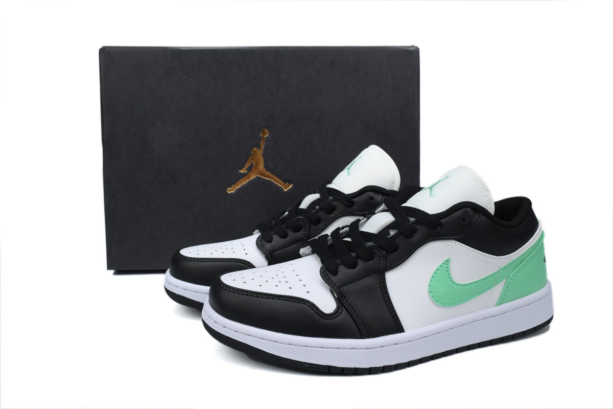 Air Jordan 1 Low Green Glow 553558-131