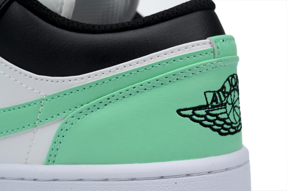 Air Jordan 1 Low Green Glow 553558-131