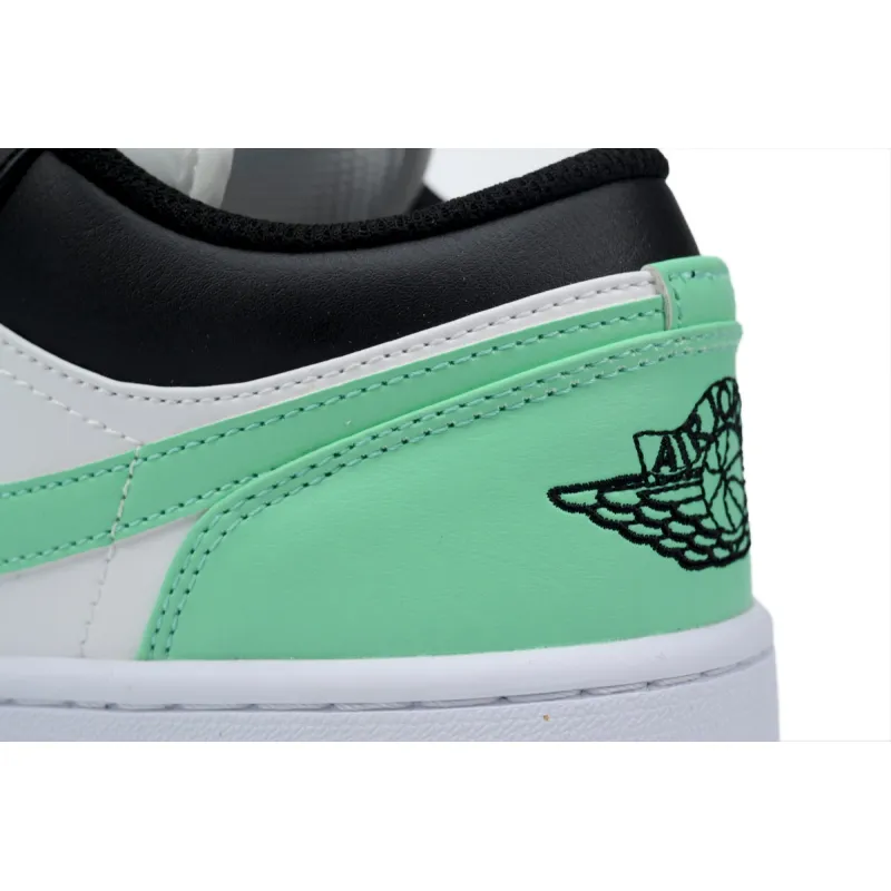 Air Jordan 1 Low Green Glow 553558-131