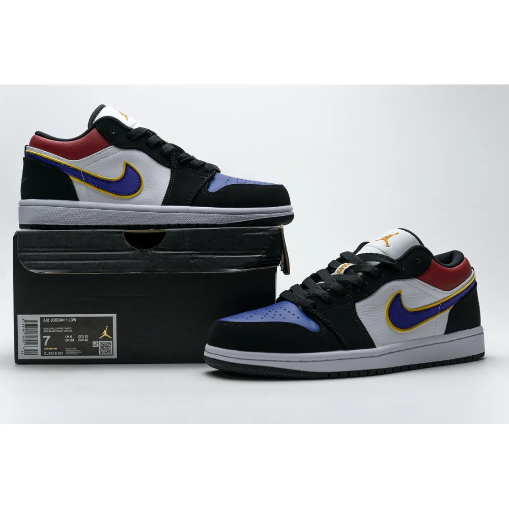 Air Jordan 1 Low Lakers Top 3 CJ9216-051