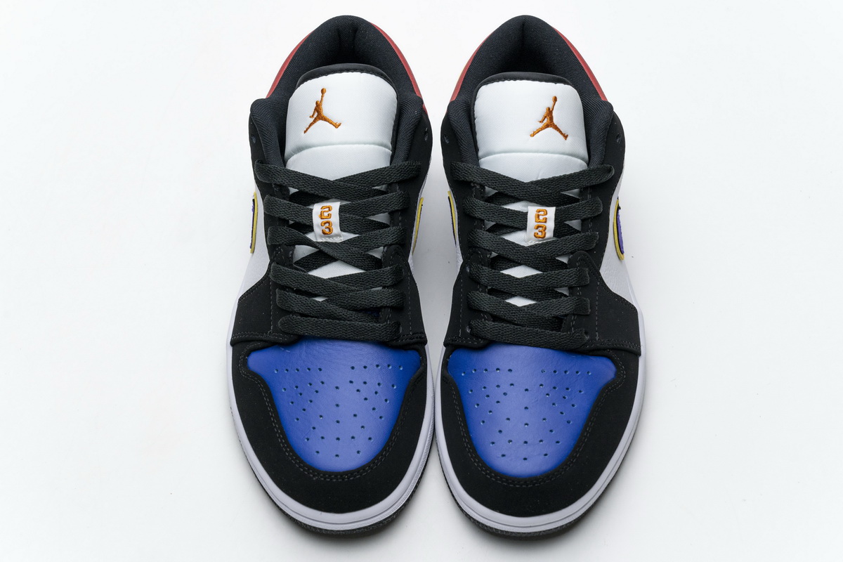 Air Jordan 1 Low Lakers Top 3 CJ9216-051