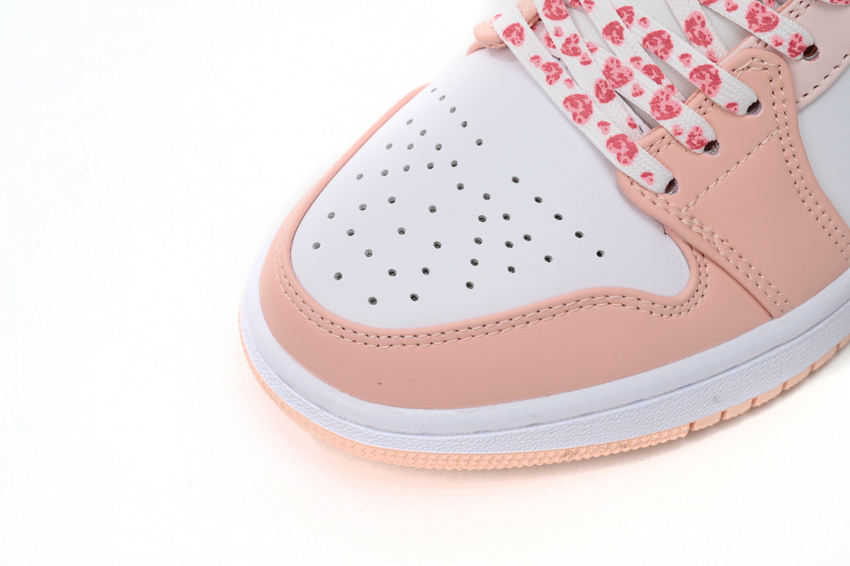 Air Jordan 1 Low Light Arctic Orange Pink (GS) 553560-800