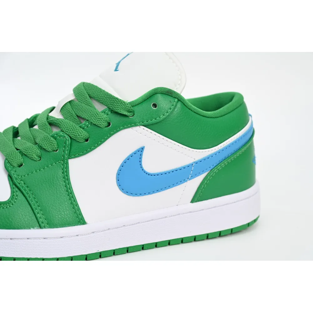 Air Jordan 1 Low Lucky Green Aquatone (Women's) DC0774-304