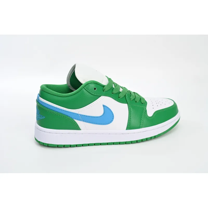 Air Jordan 1 Low Lucky Green Aquatone (Women's) DC0774-304