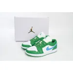 Air Jordan 1 Low Lucky Green Aquatone (Women's) DC0774-304