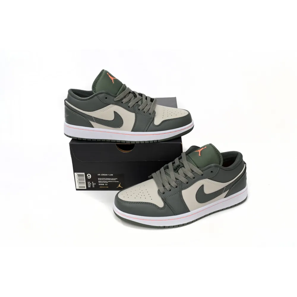Air Jordan 1 Low Military Green 553558-121