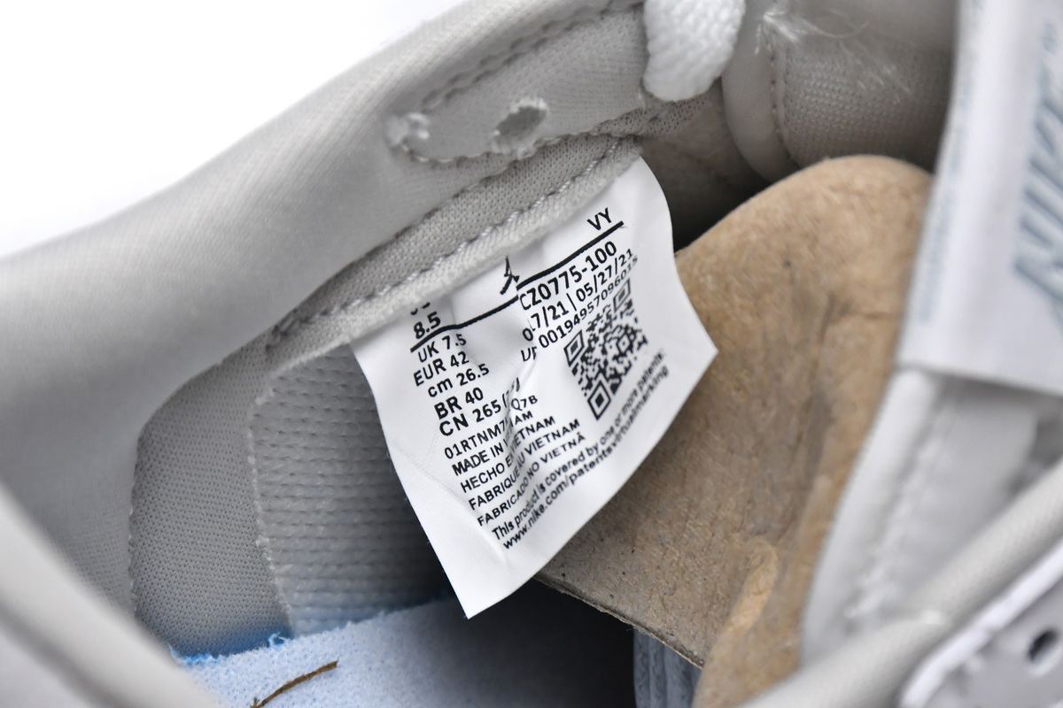 Air Jordan 1 Low OG Neutral Grey (2021) (Women's) CZ0775-100