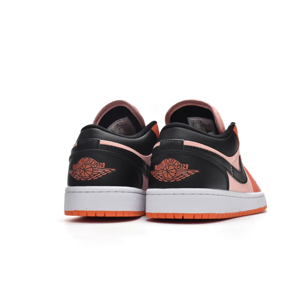 Air Jordan 1 Low Orange Black (Women's) DM3379-600