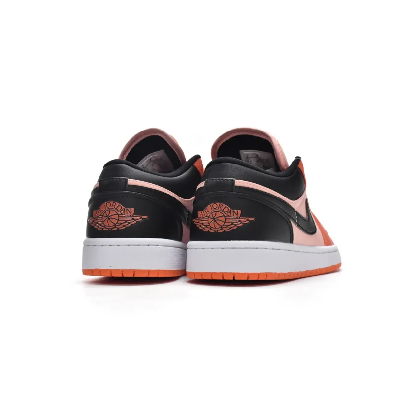 Air Jordan 1 Low Orange Black (Women's) DM3379-600