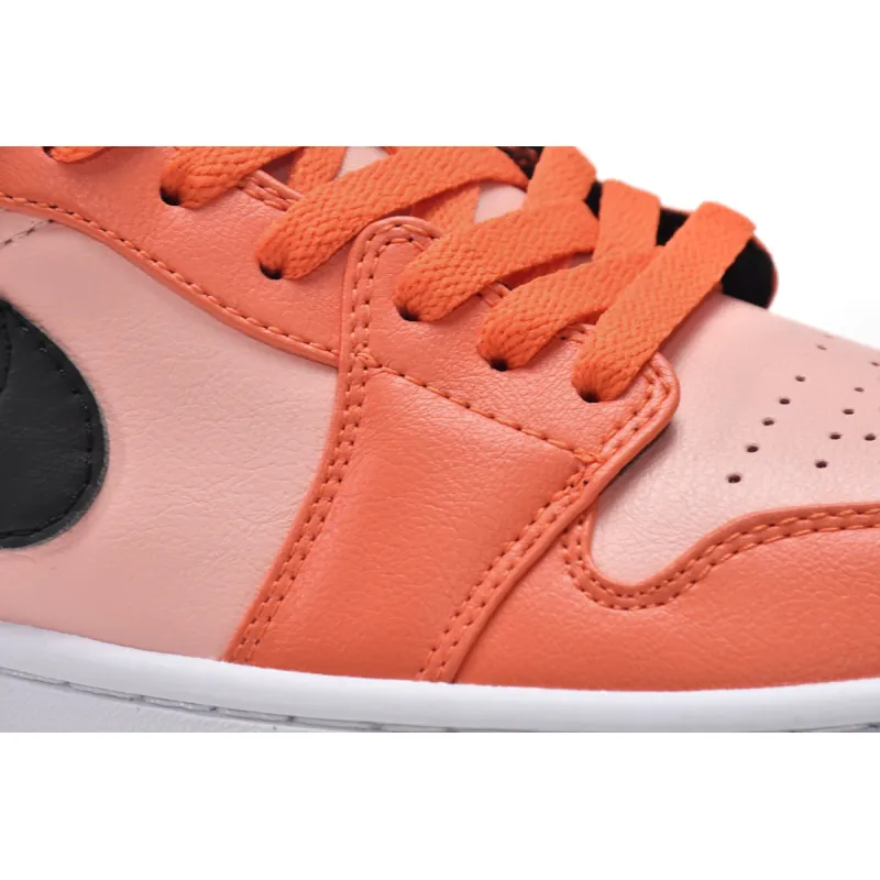 Air Jordan 1 Low Orange Black (Women's) DM3379-600