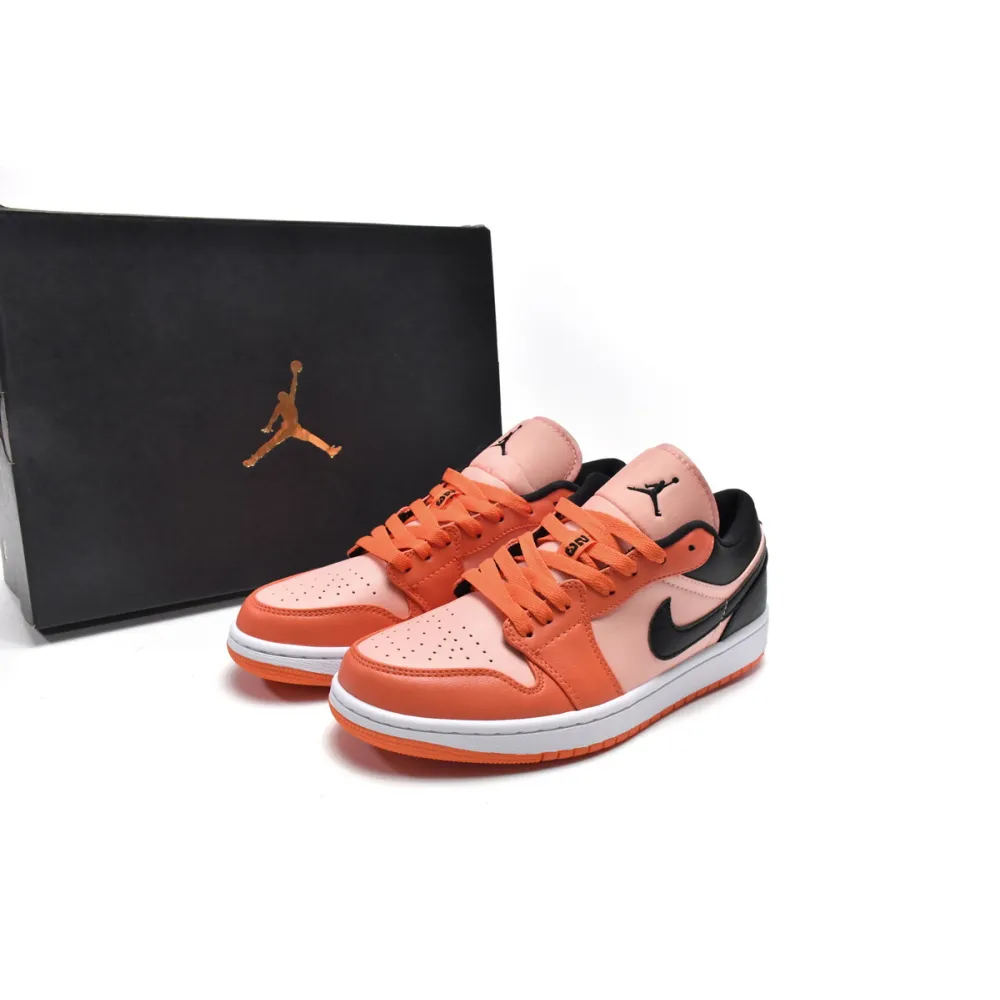 Air Jordan 1 Low Orange Black (Women's) DM3379-600