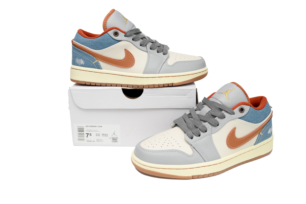 Air Jordan 1 Low Phantom Denim (Women's) FZ5045-091 
