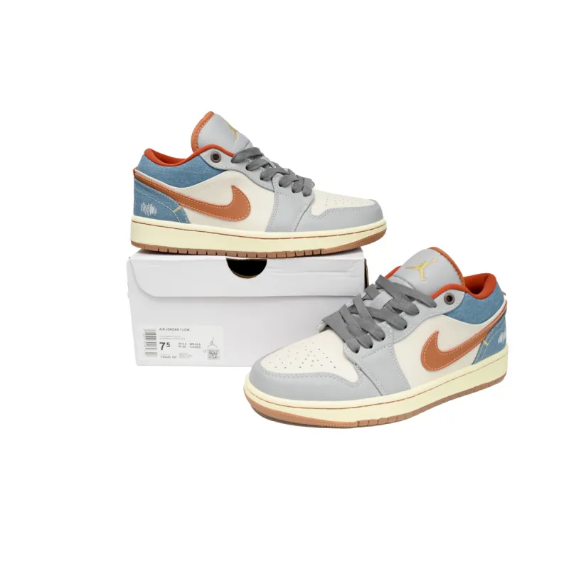Air Jordan 1 Low Phantom Denim (Women's) FZ5045-091 
